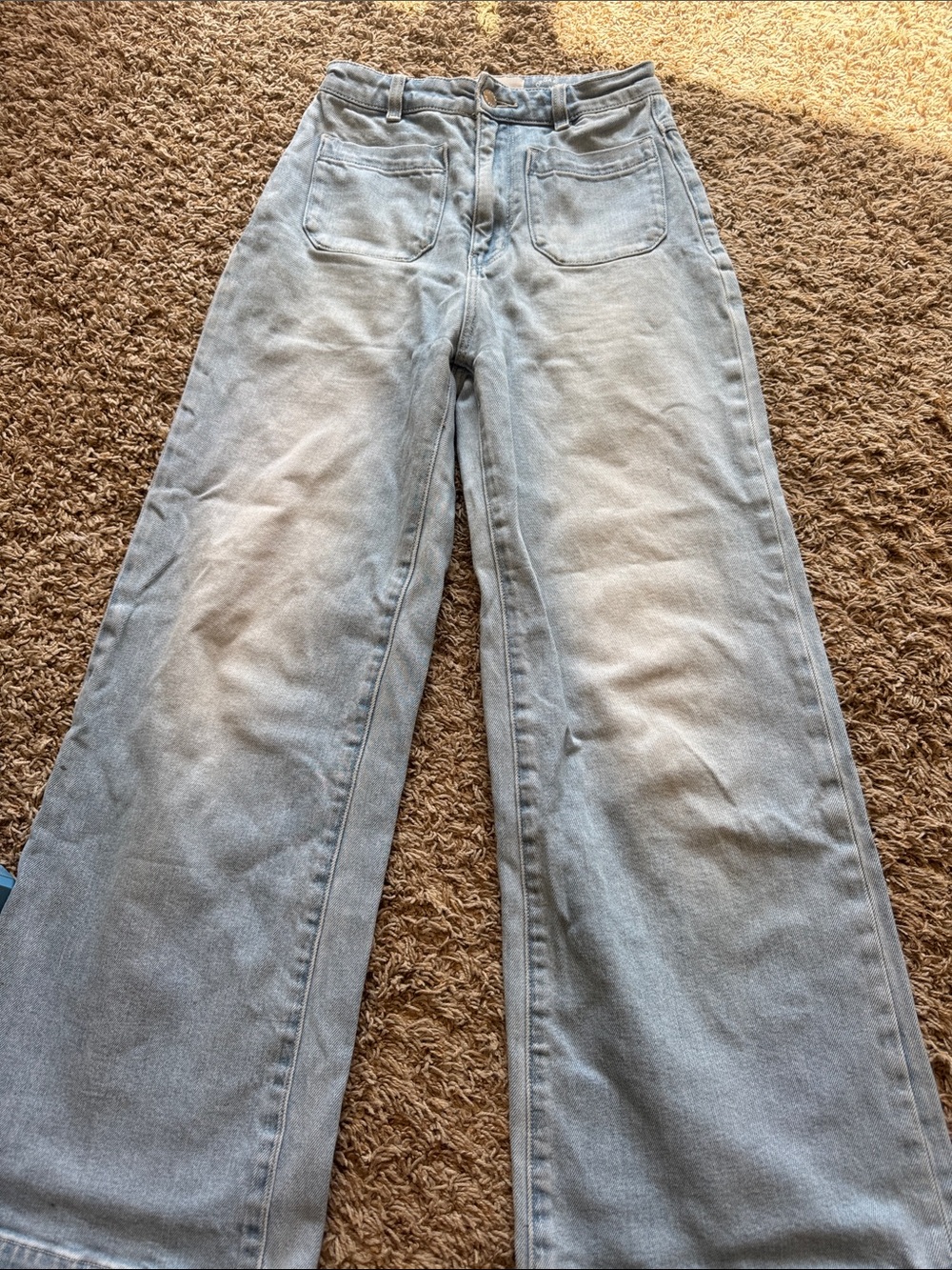 ROLLA'S Light Blue Wide Leg Jeans
